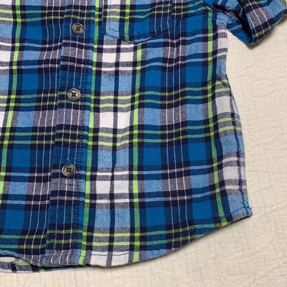 2T (4/$20) Plaid Flannel Button-Down by Cat & Jack - Picture 2 of 11